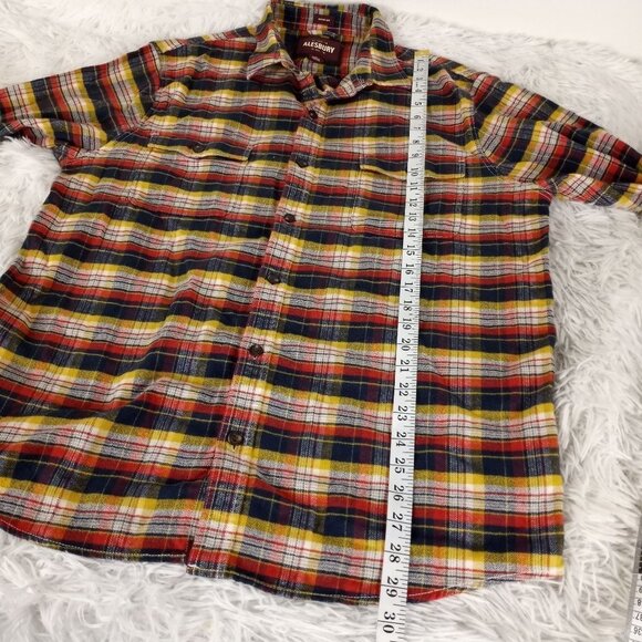 Alesbury Plaid Brushed Flannel Shirt | Regular Fit XL - Picture 4 of 4